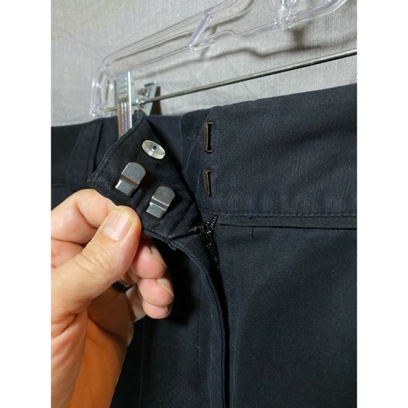 Apt 9 Maxwell Pants Womens 12 Black Chino Casual Pocketed Capris Ladies‎ 34x22. - Picture 4 of 11